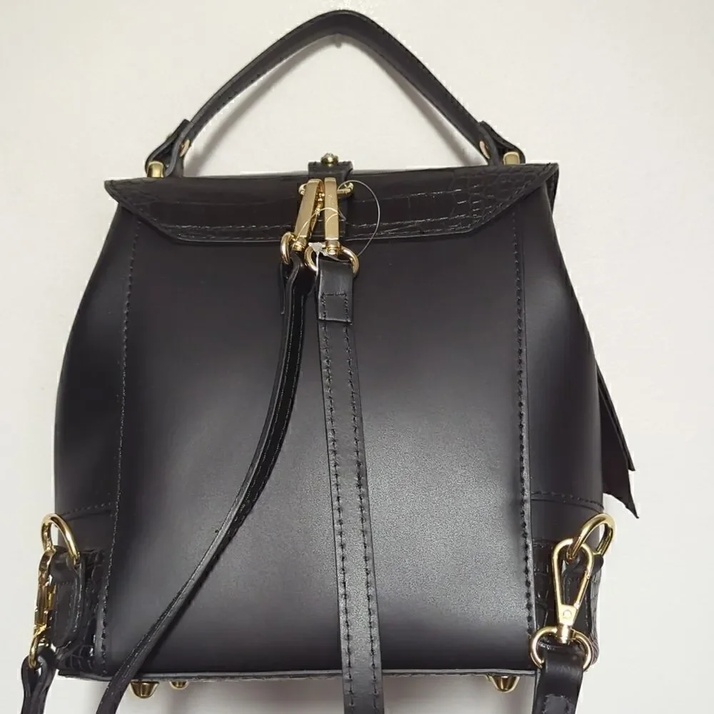 NWT Black House of Harlow Backpack